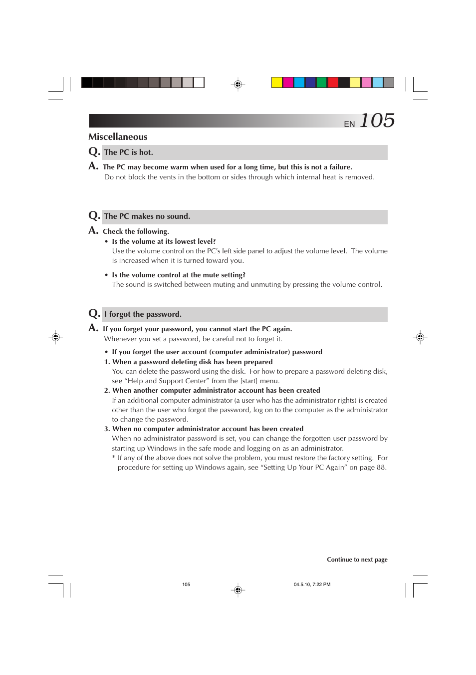 JVC MP-XV841US User Manual | Page 105 / 114
