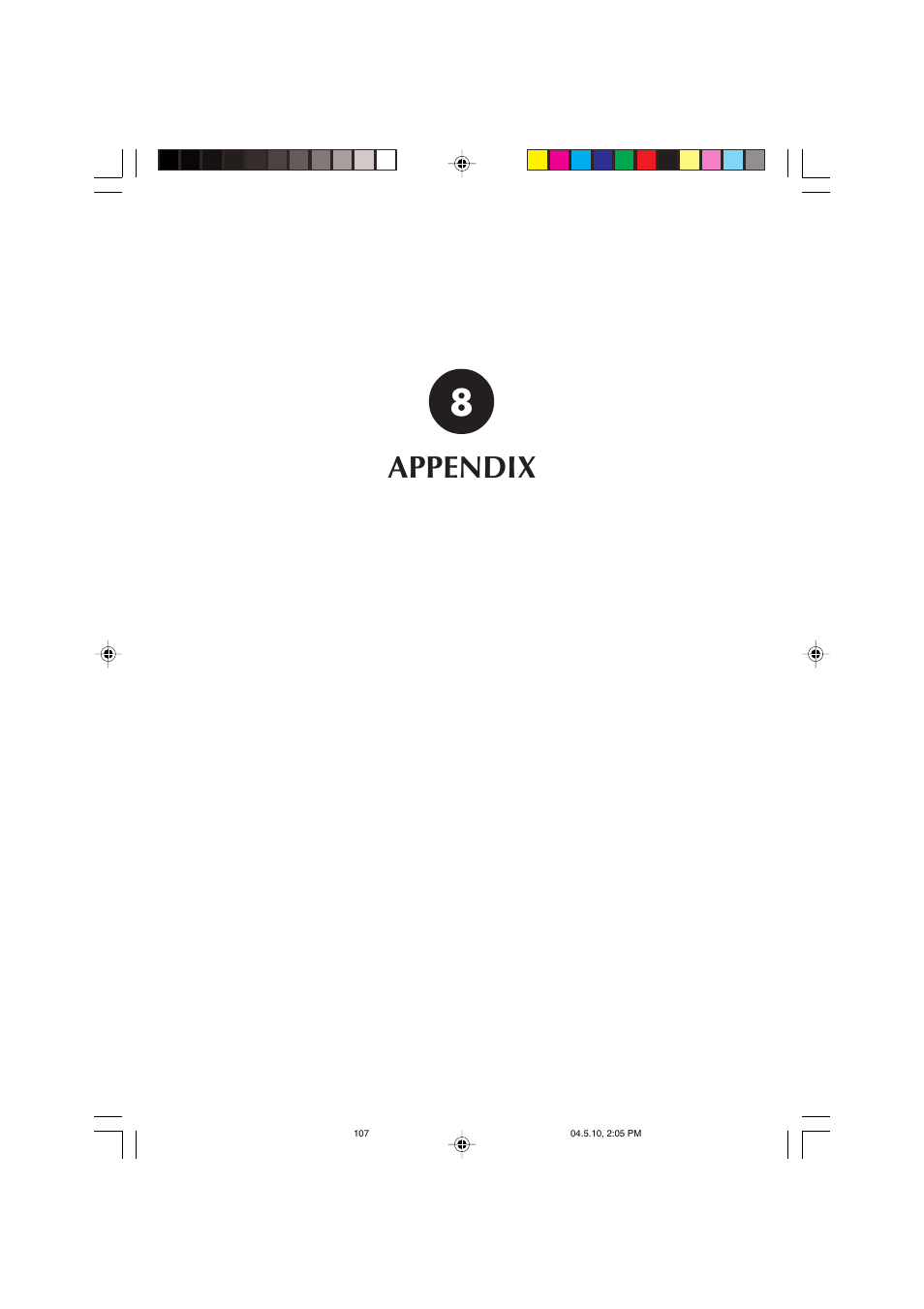 Appendix | JVC MP-XV841US User Manual | Page 107 / 114