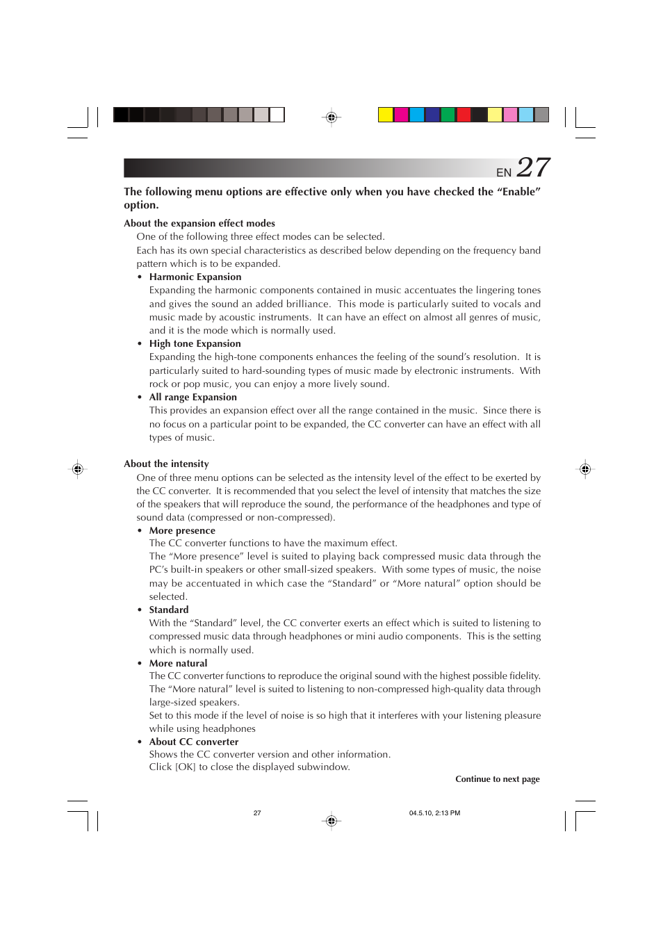 JVC MP-XV841US User Manual | Page 27 / 114