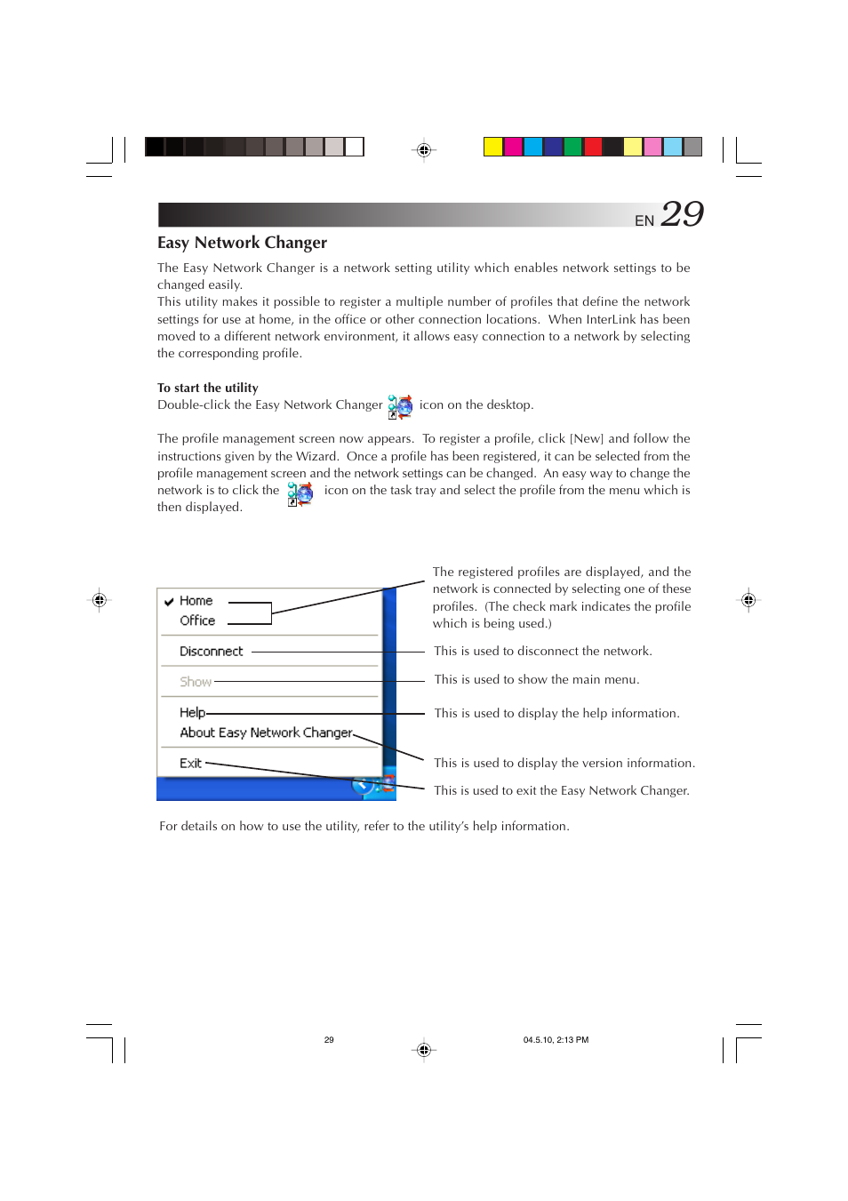 Easy network changer | JVC MP-XV841US User Manual | Page 29 / 114