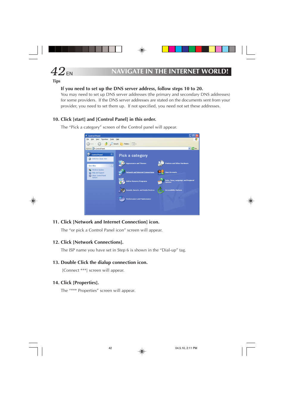 Navigate in the internet world | JVC MP-XV841US User Manual | Page 42 / 114