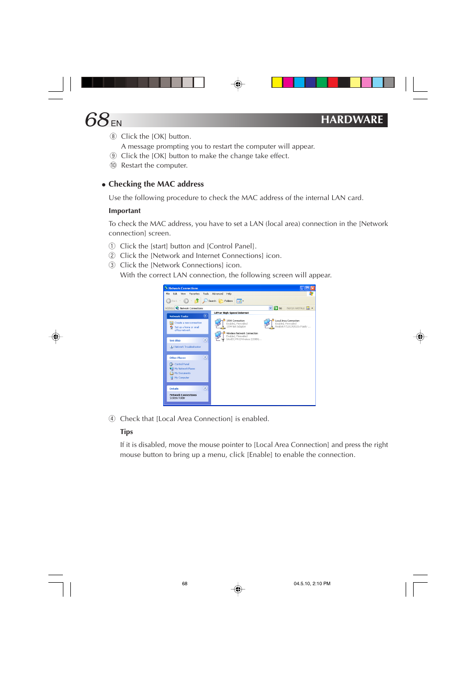 Hardware | JVC MP-XV841US User Manual | Page 68 / 114