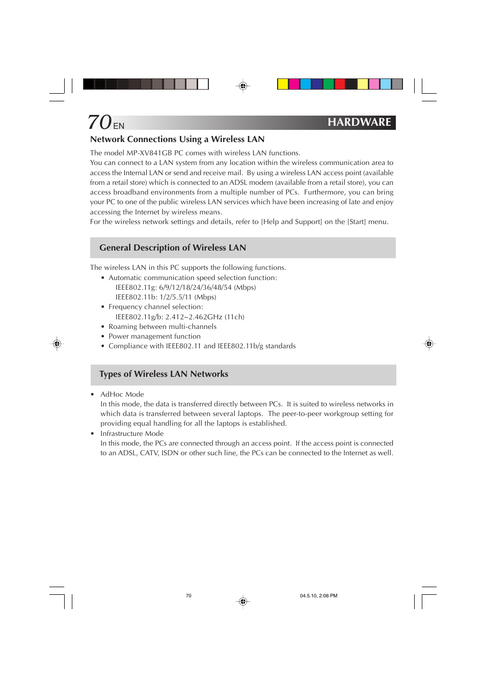 Hardware | JVC MP-XV841US User Manual | Page 70 / 114