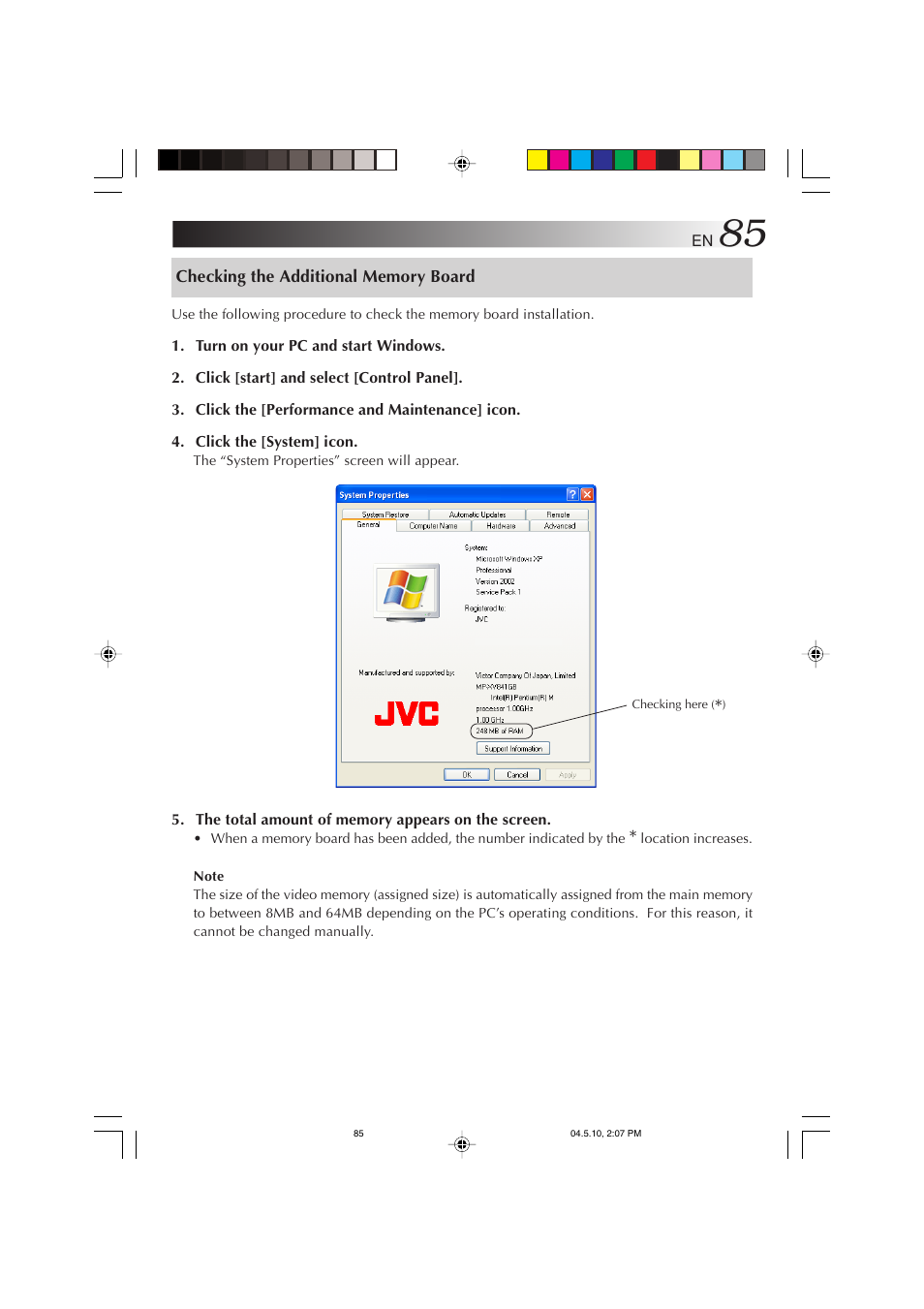 JVC MP-XV841US User Manual | Page 85 / 114