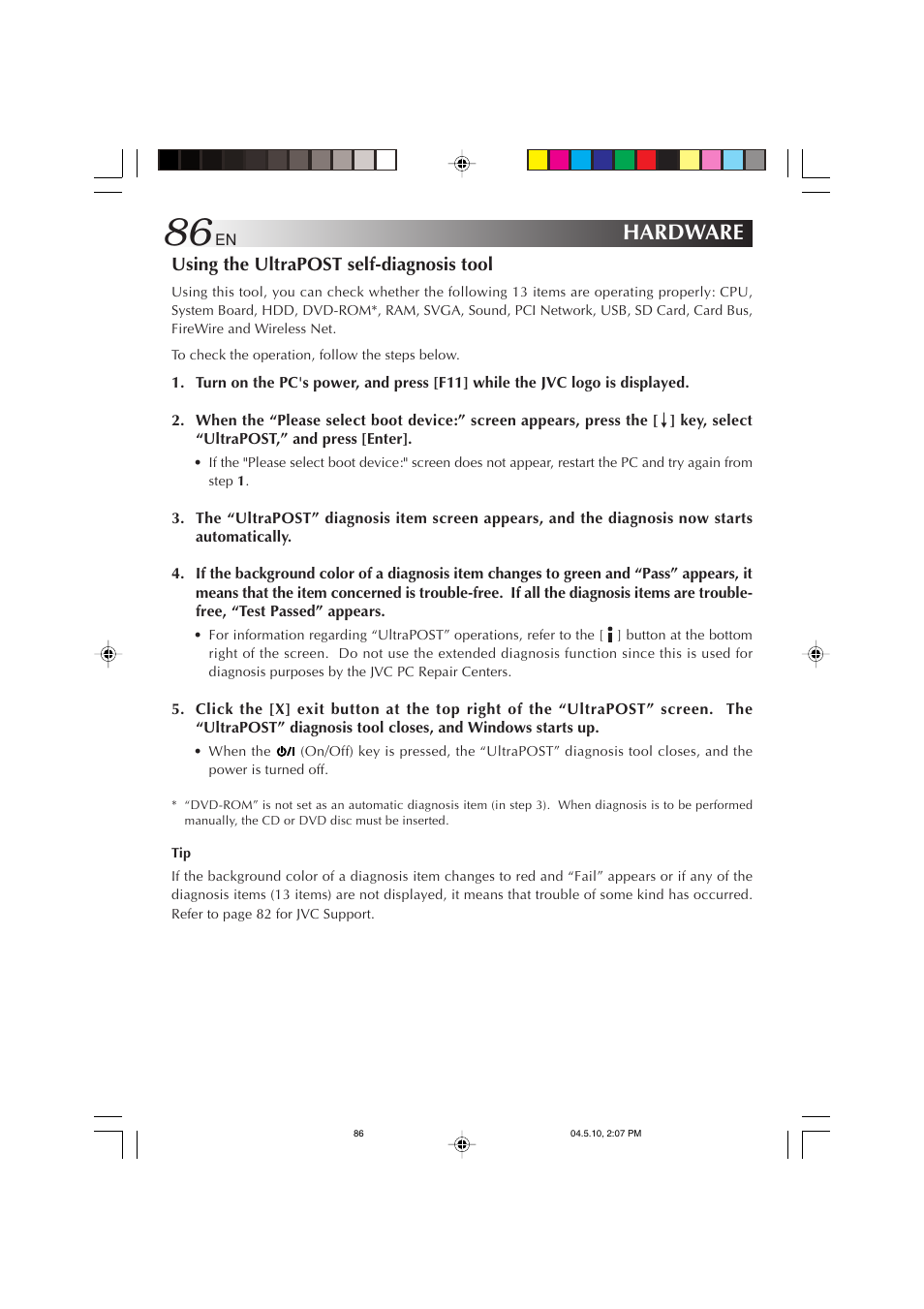 Hardware | JVC MP-XV841US User Manual | Page 86 / 114