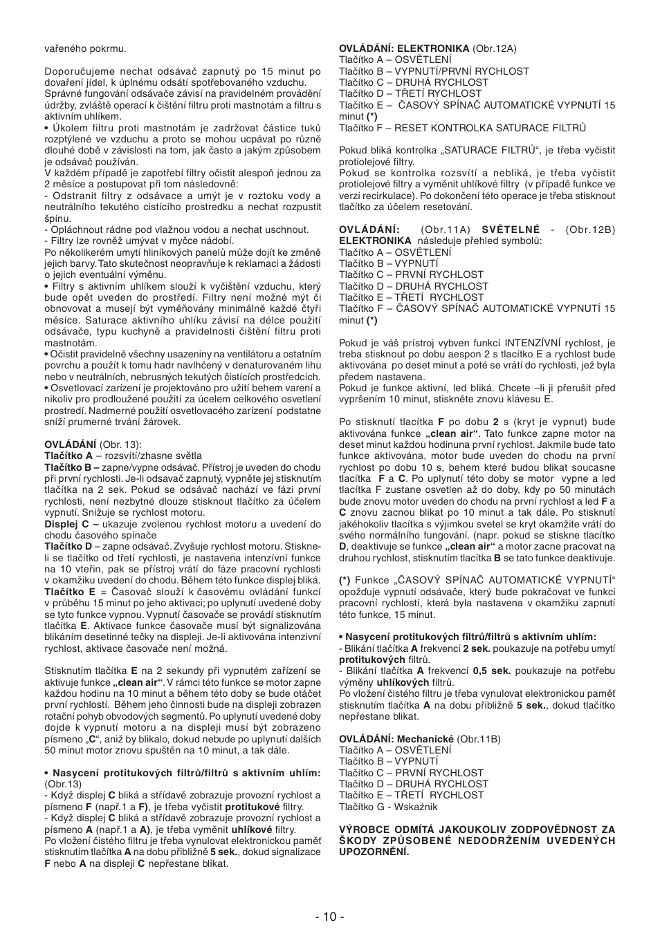 DeLonghi KCX-AF100X User Manual | Page 10 / 32