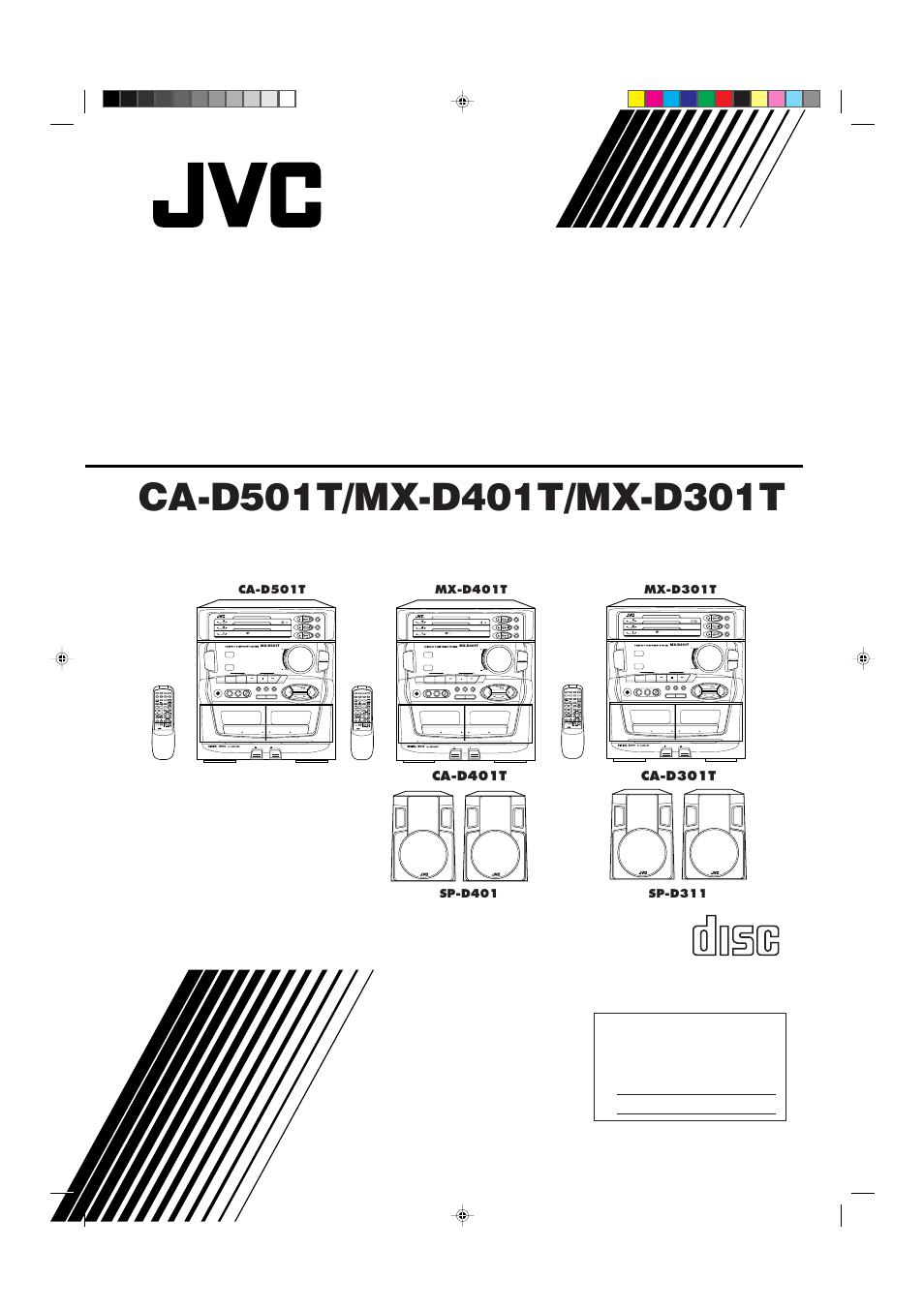 JVC CA-D501T User Manual | 37 pages