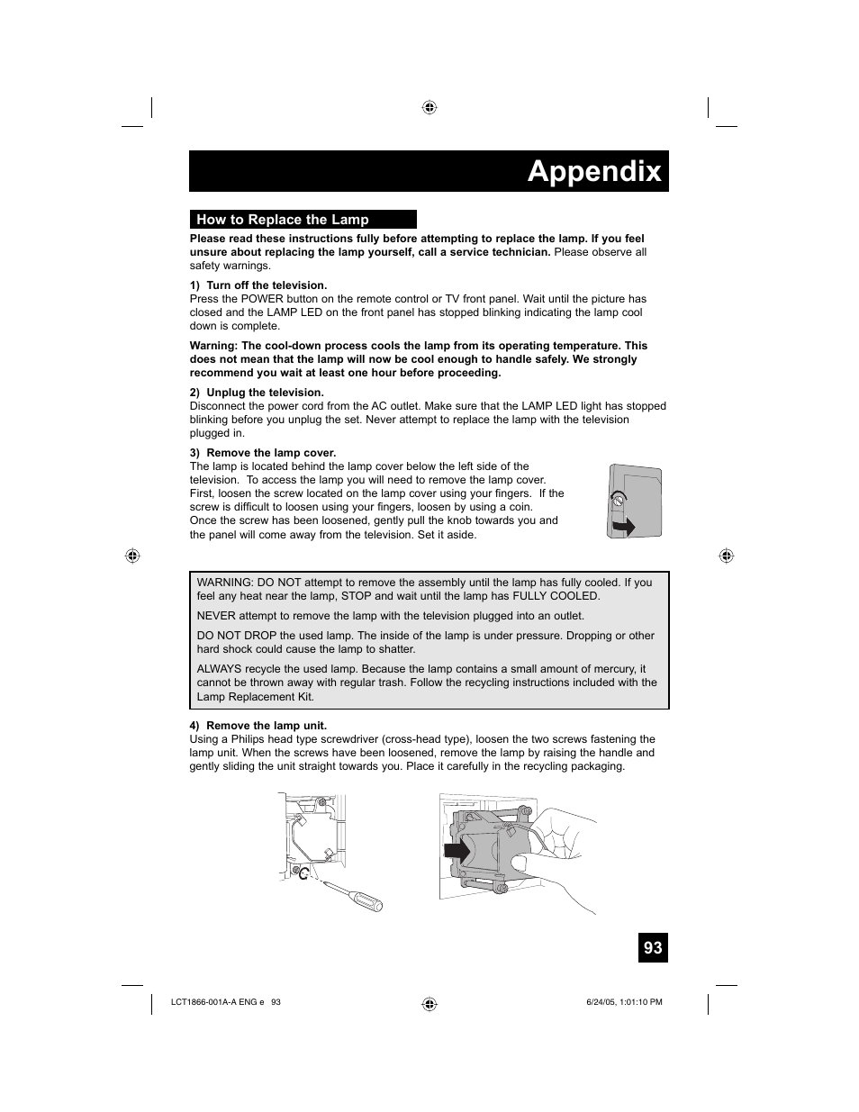 Appendix | JVC HD-52G786 User Manual | Page 93 / 97