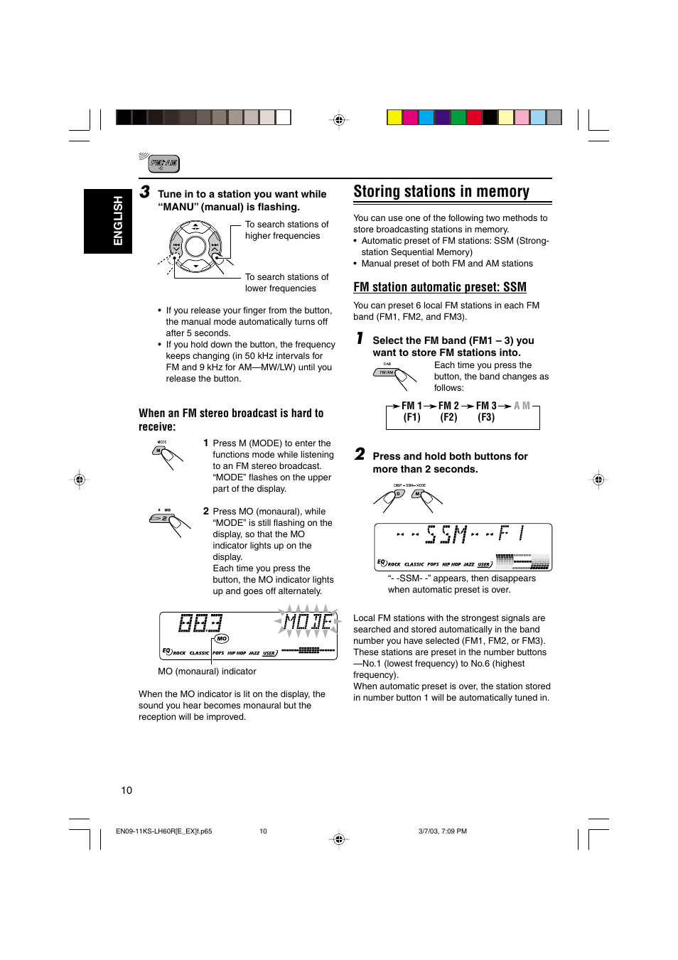 JVC KS-LH60R User Manual | Page 10 / 48
