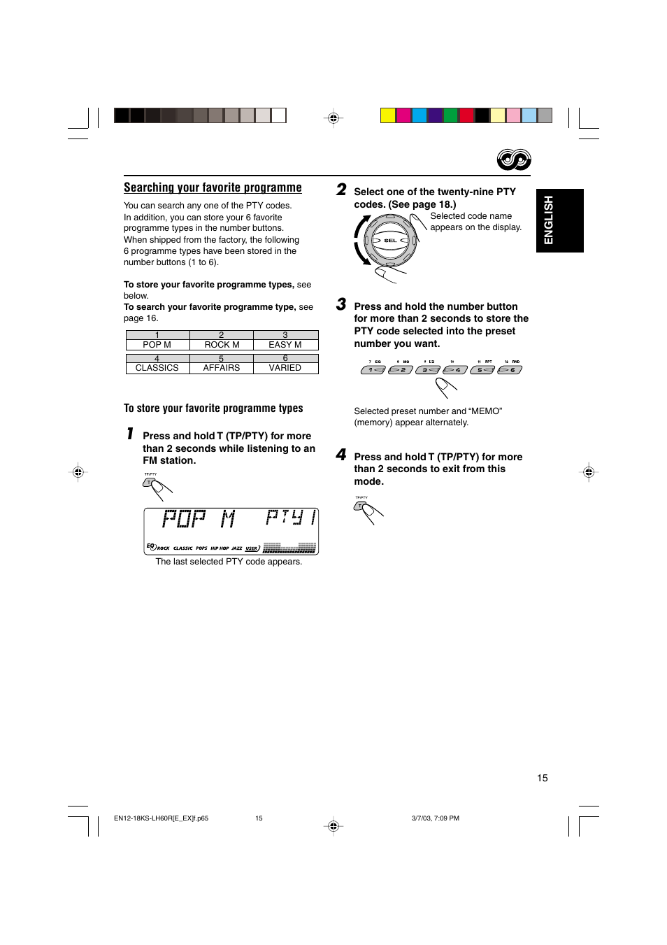 JVC KS-LH60R User Manual | Page 15 / 48