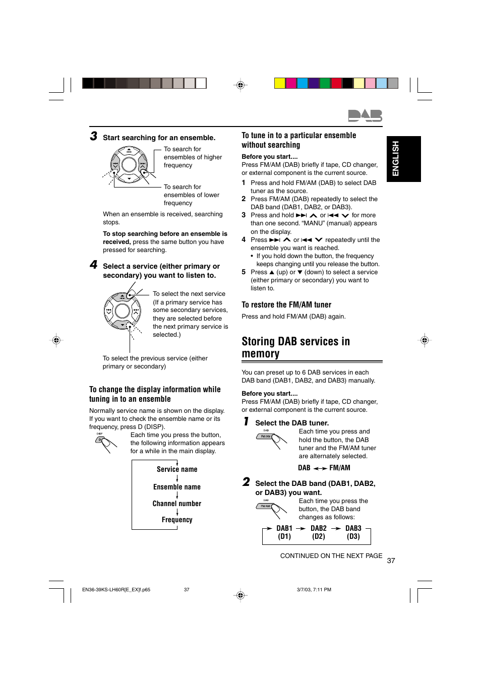 JVC KS-LH60R User Manual | Page 37 / 48
