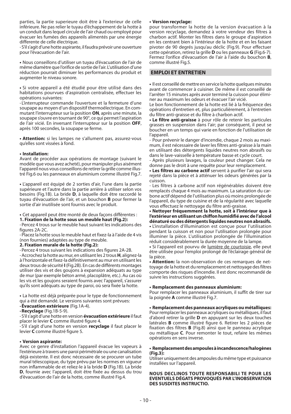 DeLonghi KD-LA60 User Manual | Page 10 / 32