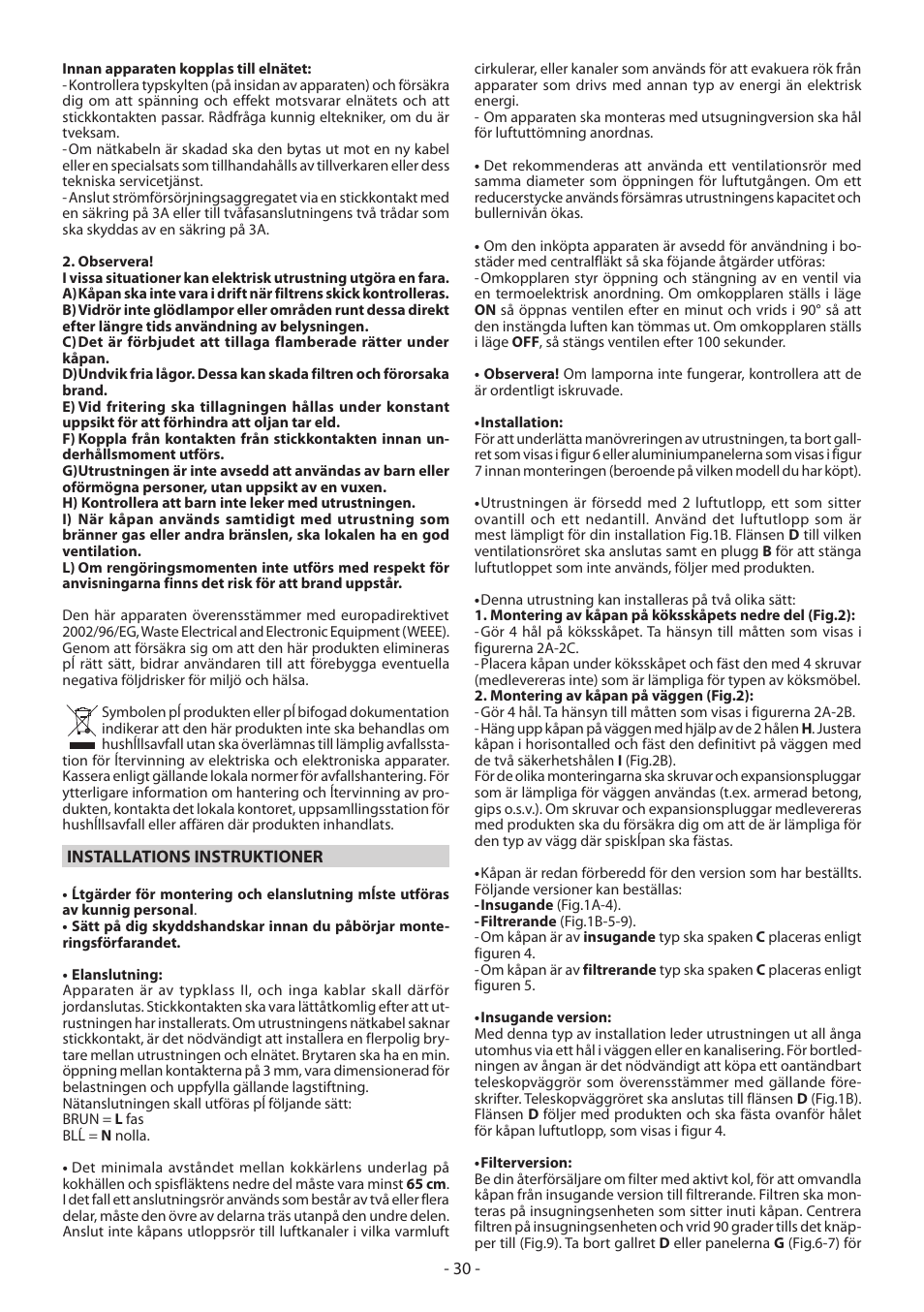 DeLonghi KD-LA60 User Manual | Page 30 / 32