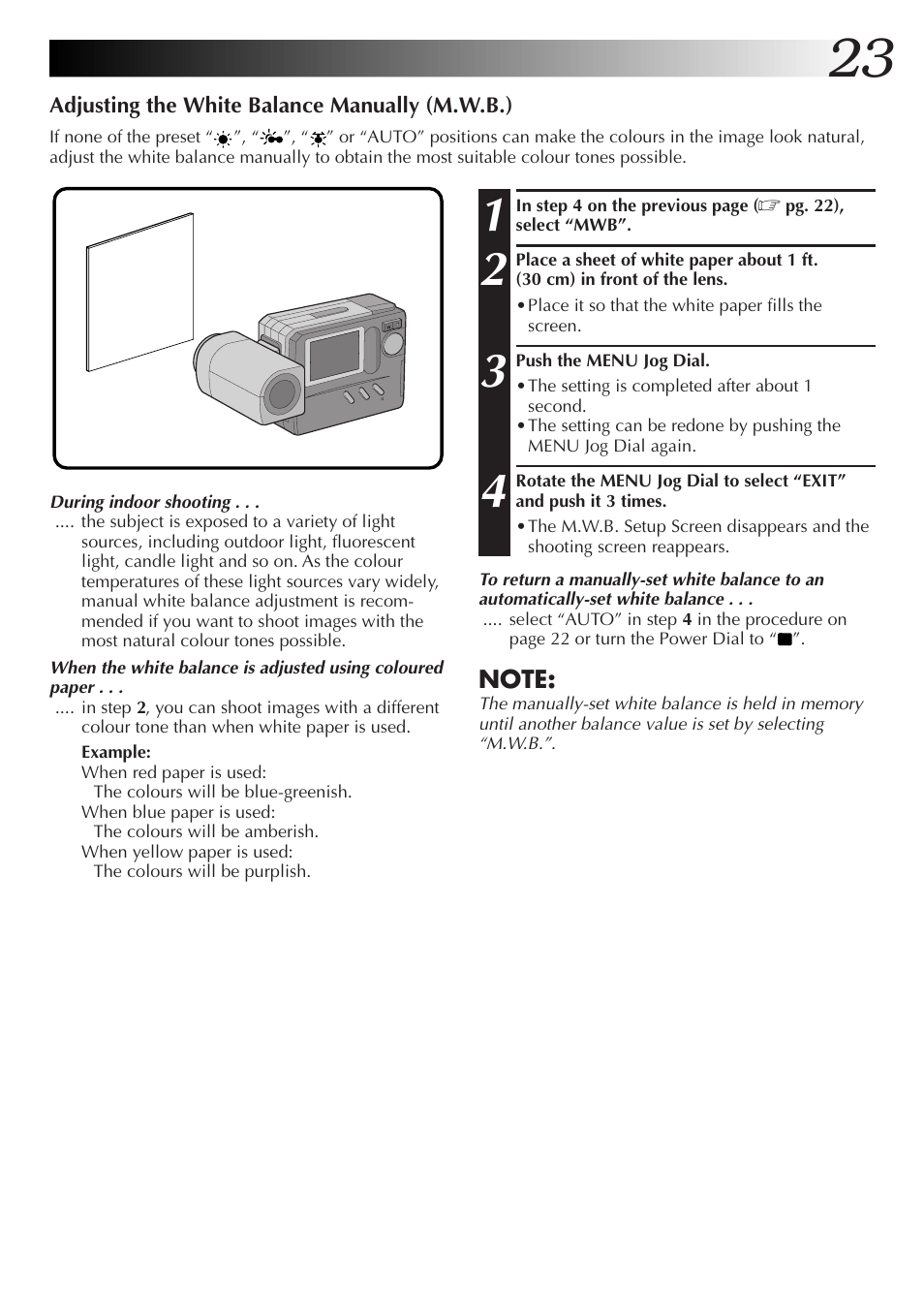 JVC GC-S1 User Manual | Page 23 / 68