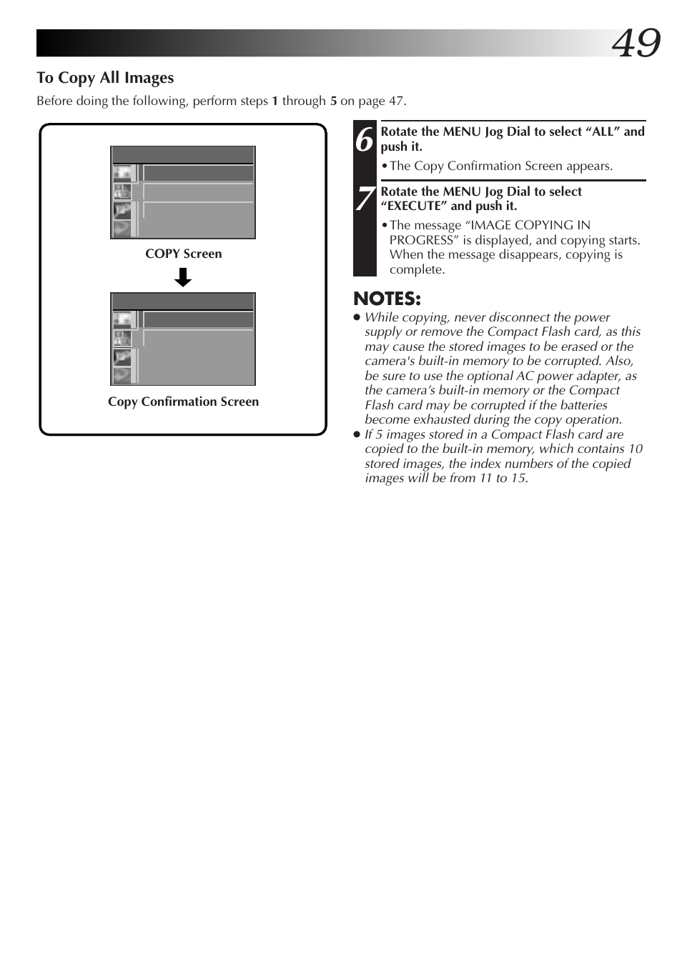JVC GC-S1 User Manual | Page 49 / 68