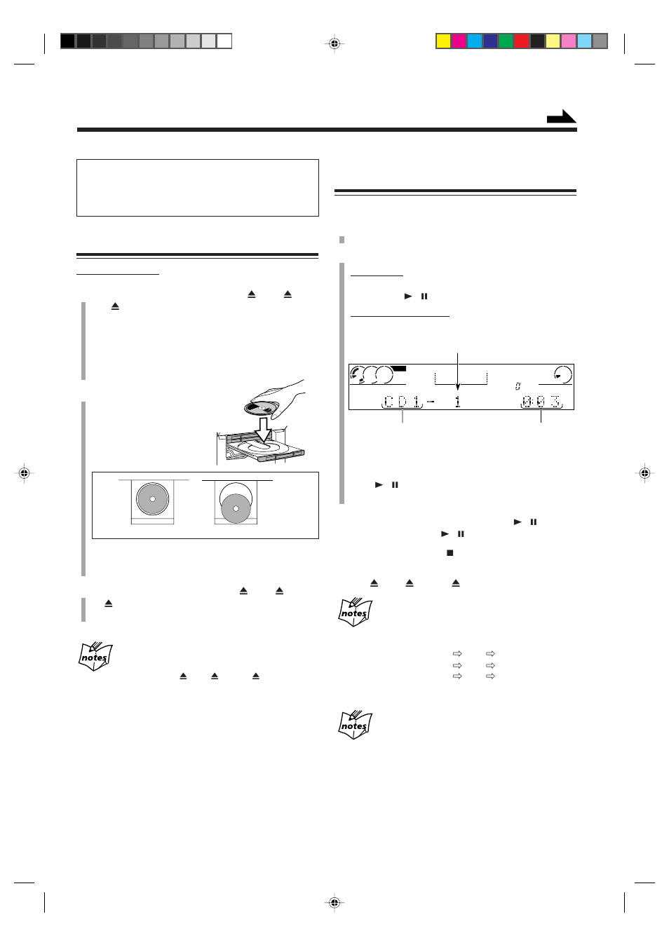 Playing back the entire discs—continuous play, Loading discs | JVC CA-NXCDR7R User Manual | Page 29 / 64