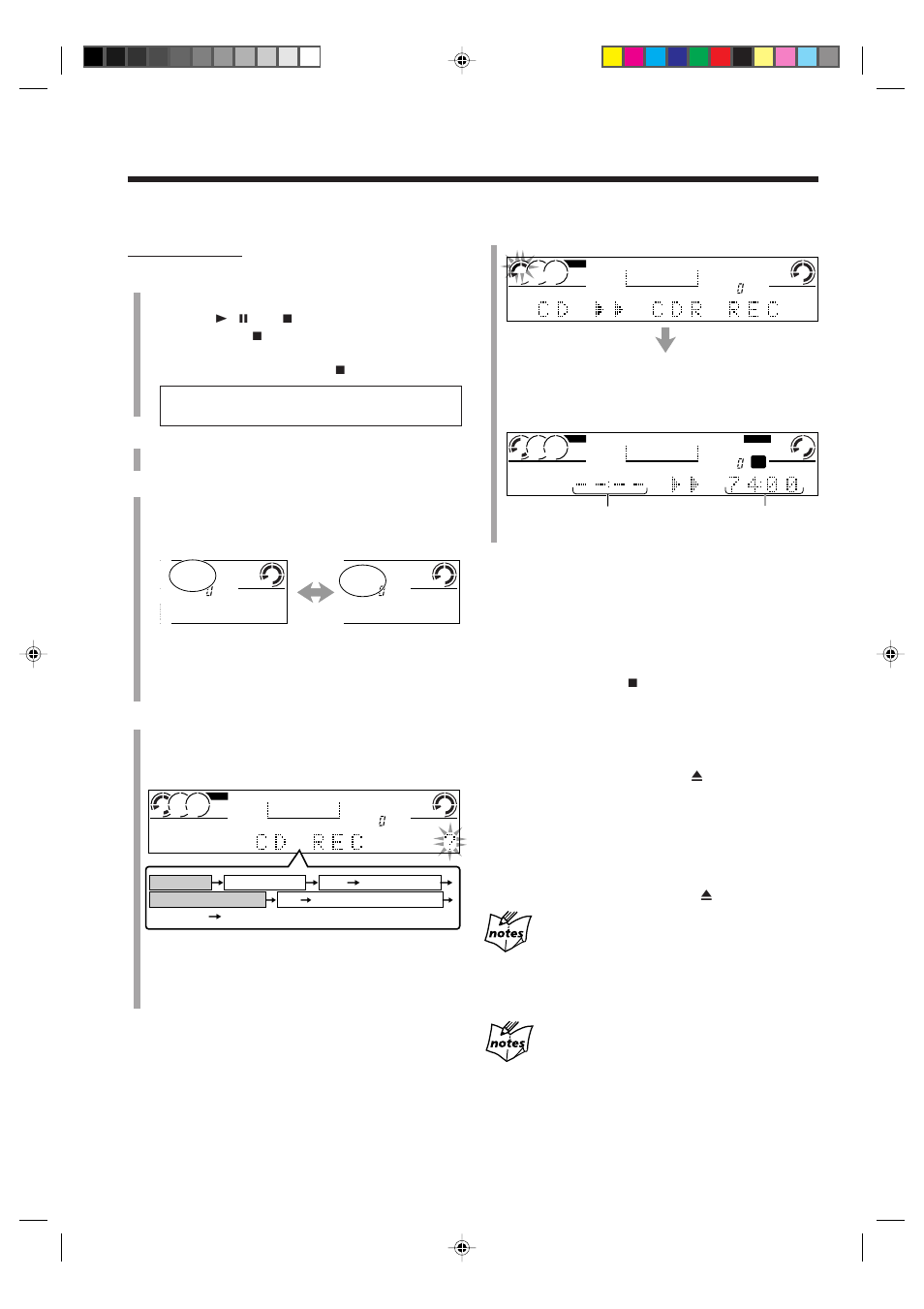 Using the rec mode button | JVC CA-NXCDR7R User Manual | Page 42 / 64