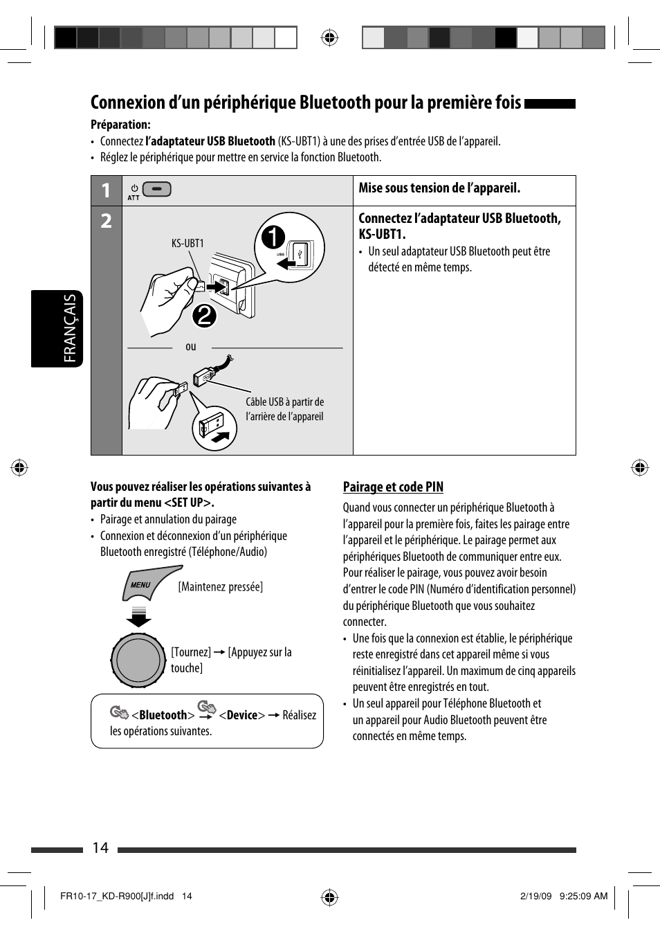 14 français | JVC KD-R900 User Manual | Page 114 / 151