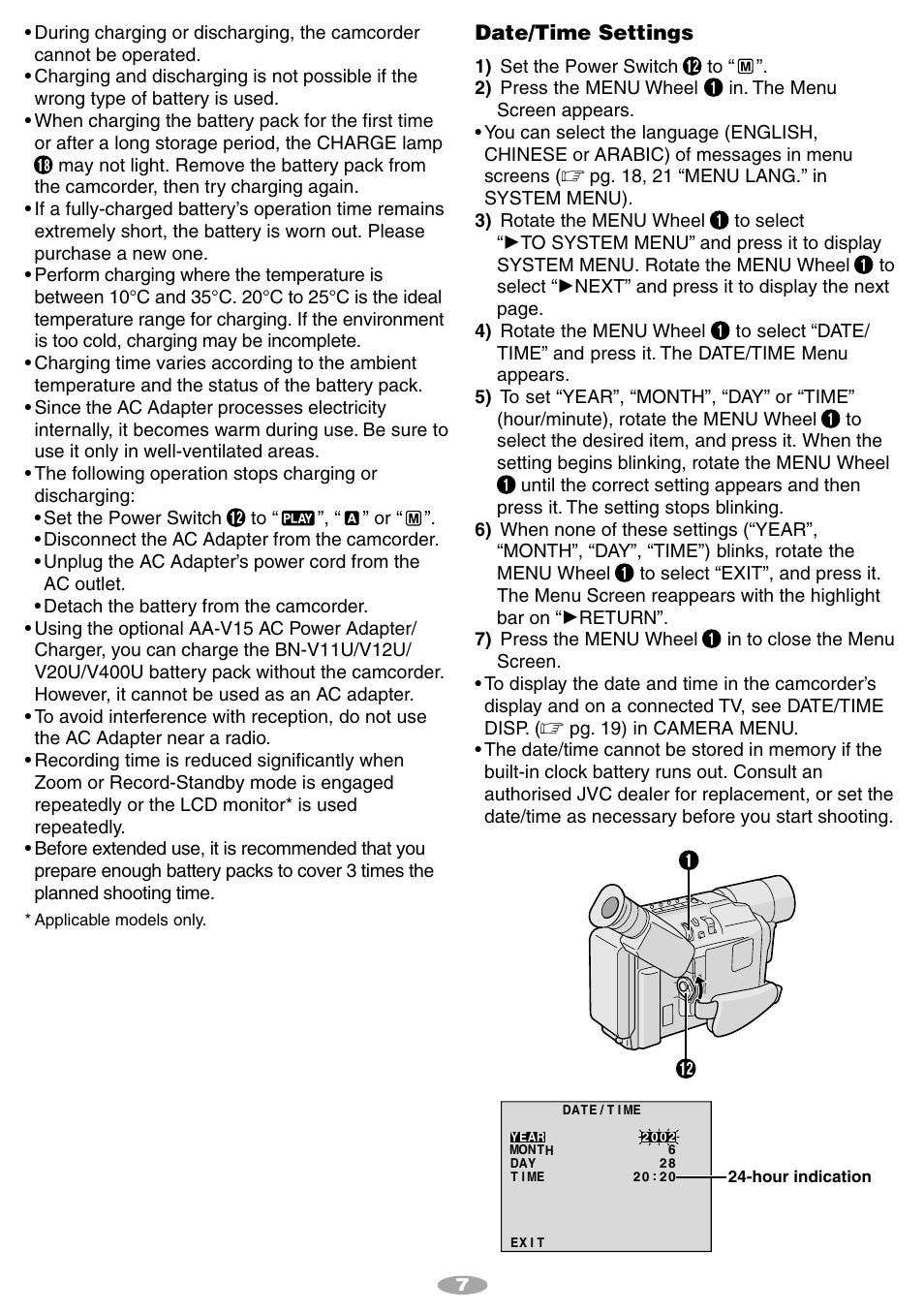 JVC 1001MKV*UN*SN User Manual | Page 7 / 32