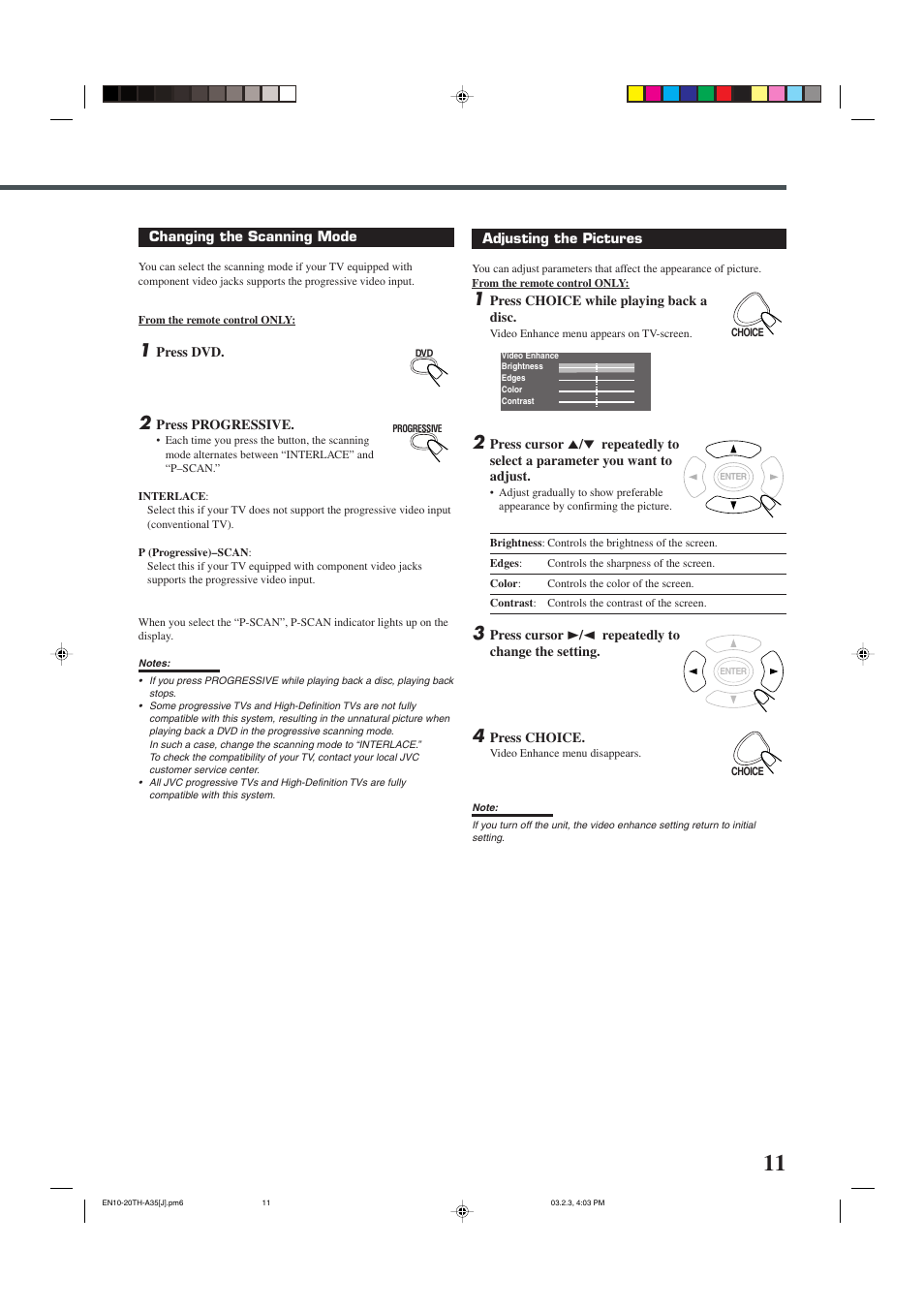 JVC TH-A32 User Manual | Page 13 / 65