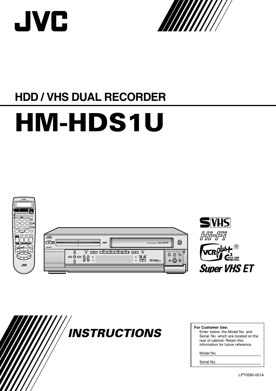 JVC HM-HDS1U User Manual | 100 pages