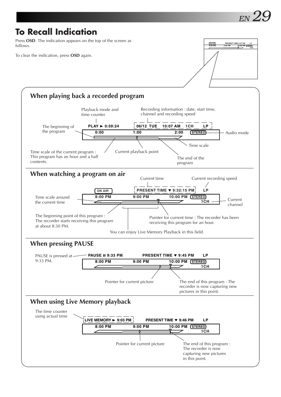 JVC HM-HDS1U User Manual | Page 29 / 100