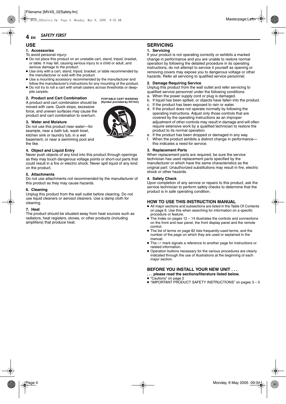 JVC DR-MV4SUJ User Manual | Page 4 / 84