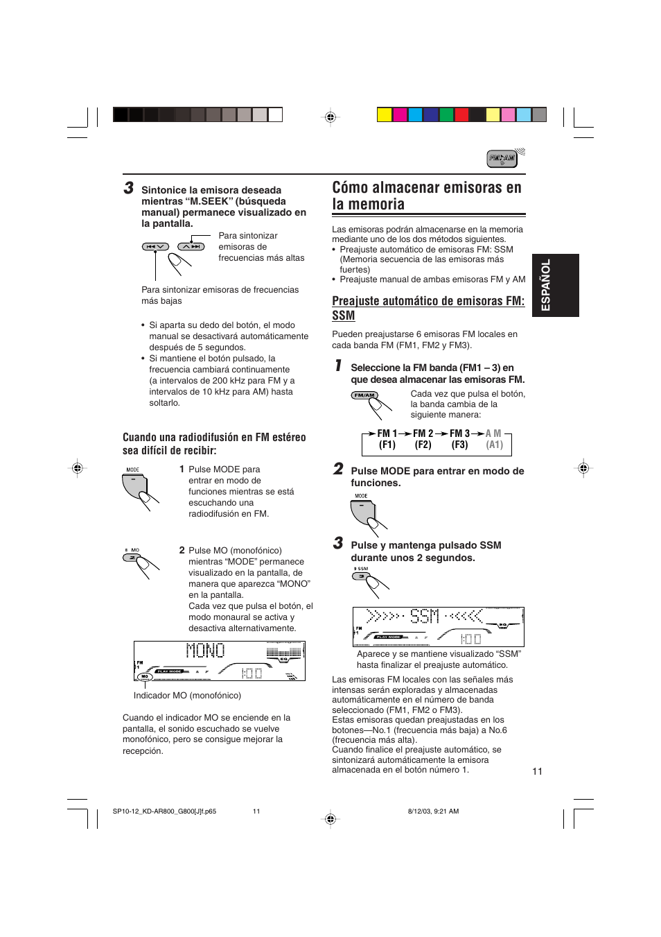 JVC KD-AR800J User Manual | Page 55 / 135