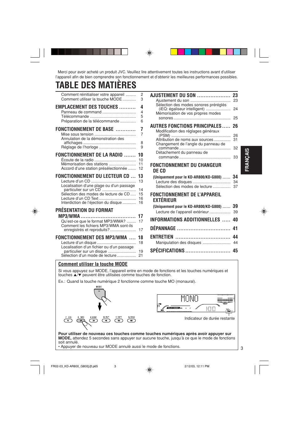 JVC KD-AR800J User Manual | Page 91 / 135