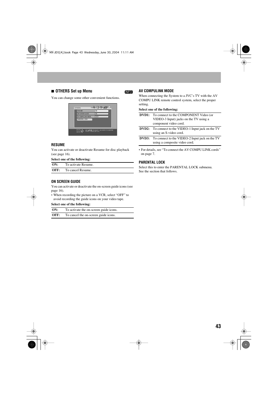 JVC CA-MXJD5 User Manual | Page 47 / 59