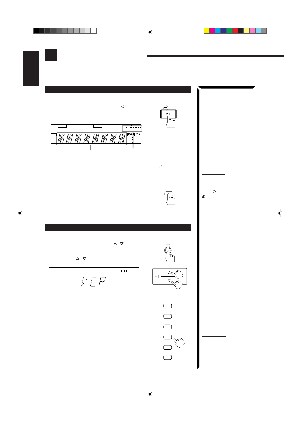 Basic operations, English | JVC RX-554RBK User Manual | Page 14 / 48