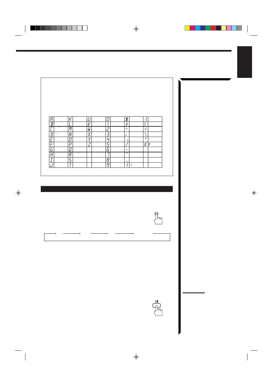 English, Ps pty rt frequency | JVC RX-554RBK User Manual | Page 23 / 48