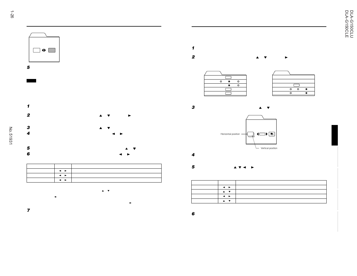 Adjusting the video screen/menu position, Adjusting color temperature 1 | JVC DLA-G150CLE User Manual | Page 26 / 80