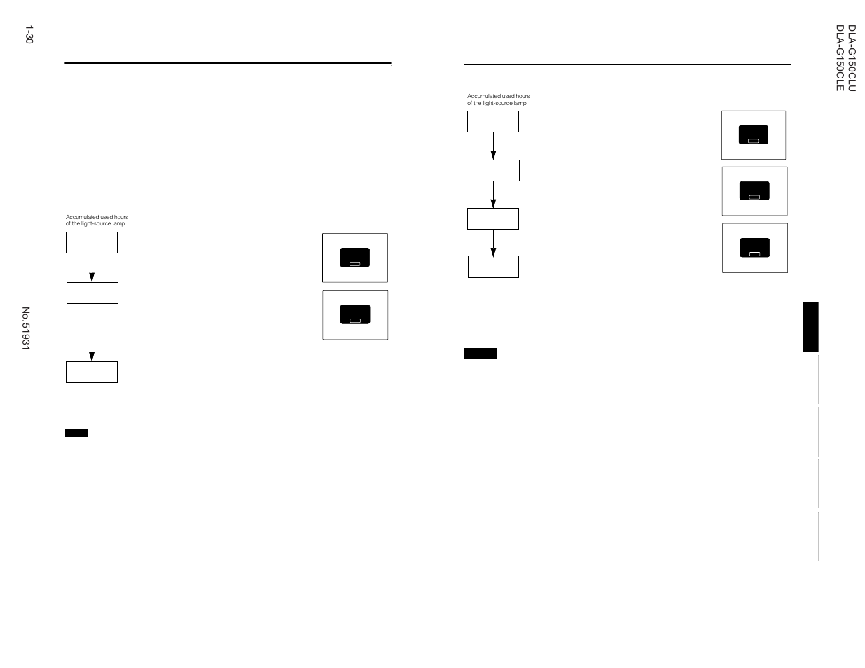 Replacing the light- source lamp, Replacing the light-source lamp | JVC DLA-G150CLE User Manual | Page 30 / 80