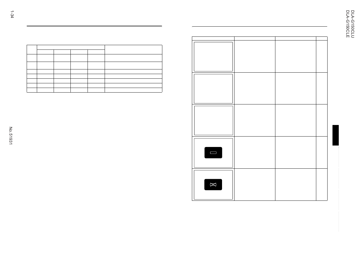 Warning indication, Warning messages | JVC DLA-G150CLE User Manual | Page 34 / 80