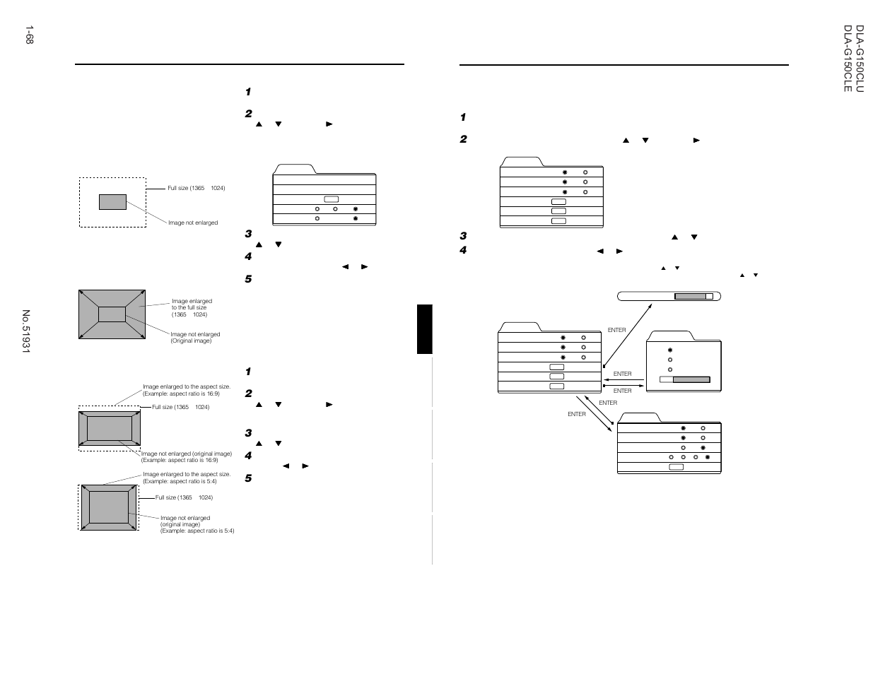 Setting and adjusting other functions (options) | JVC DLA-G150CLE User Manual | Page 68 / 80
