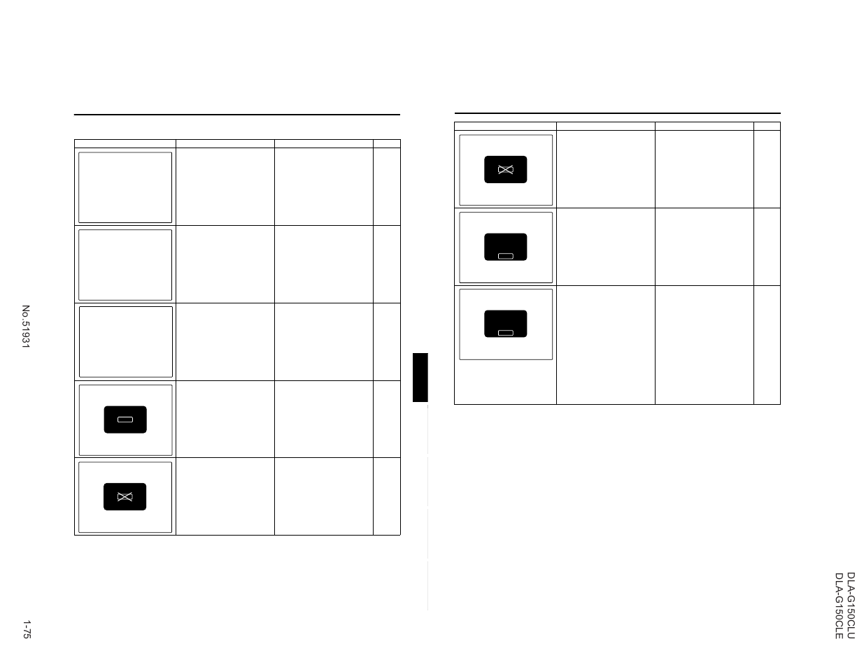 Warning messages | JVC DLA-G150CLE User Manual | Page 75 / 80