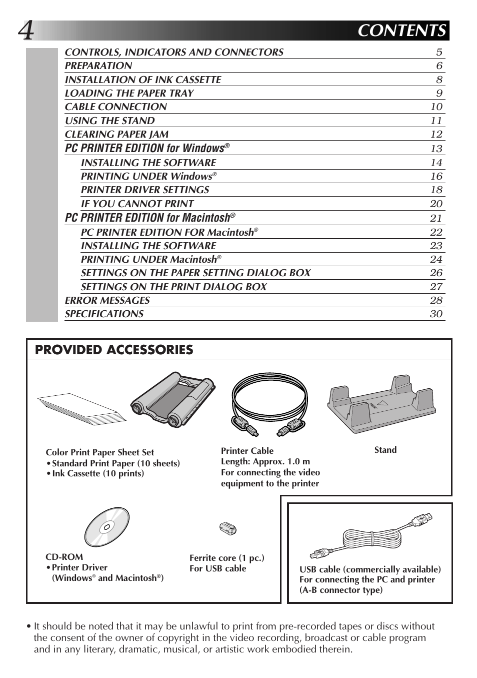 JVC GVSP2 User Manual | Page 6 / 36