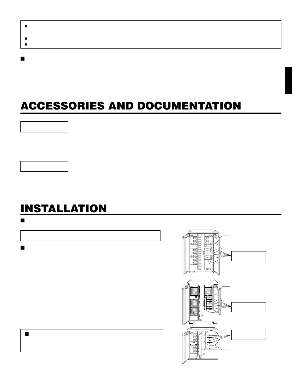 Accessories and documentation, Installation | JVC MC-D207U User Manual | Page 3 / 8