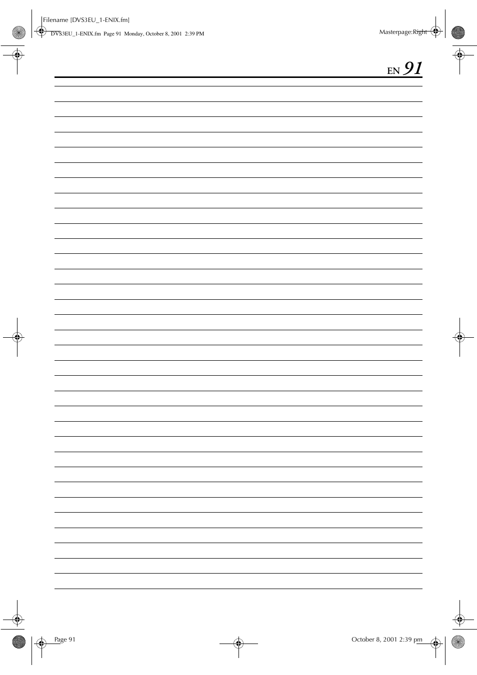 JVC HR-DVS3EU User Manual | Page 91 / 92