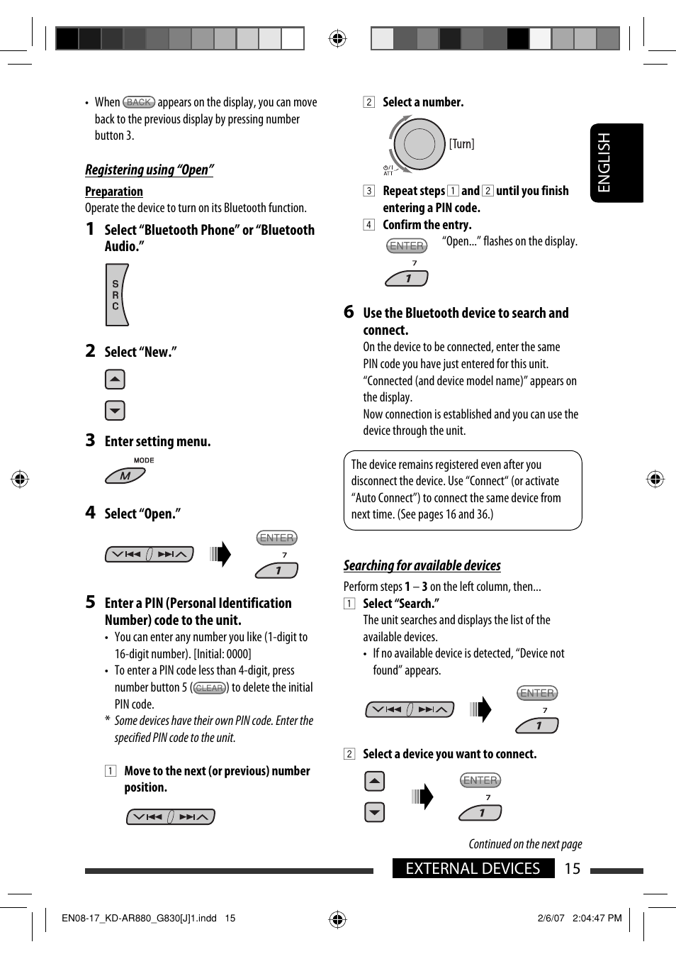 JVC KD-AR880J User Manual | Page 15 / 147