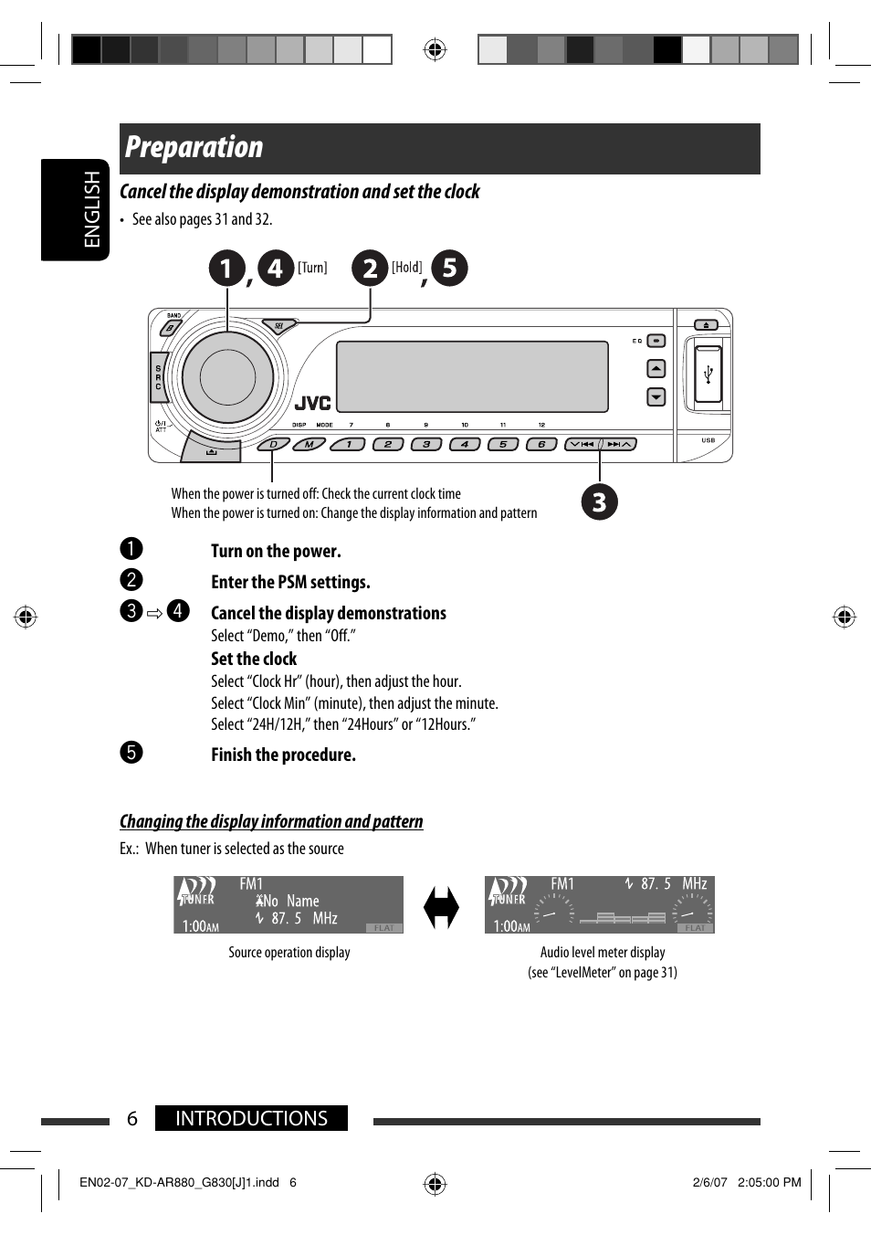 Preparation | JVC KD-AR880J User Manual | Page 6 / 147