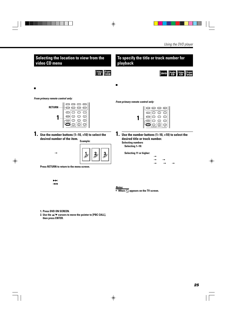 Using the dvd player | JVC TH-A104 User Manual | Page 27 / 68
