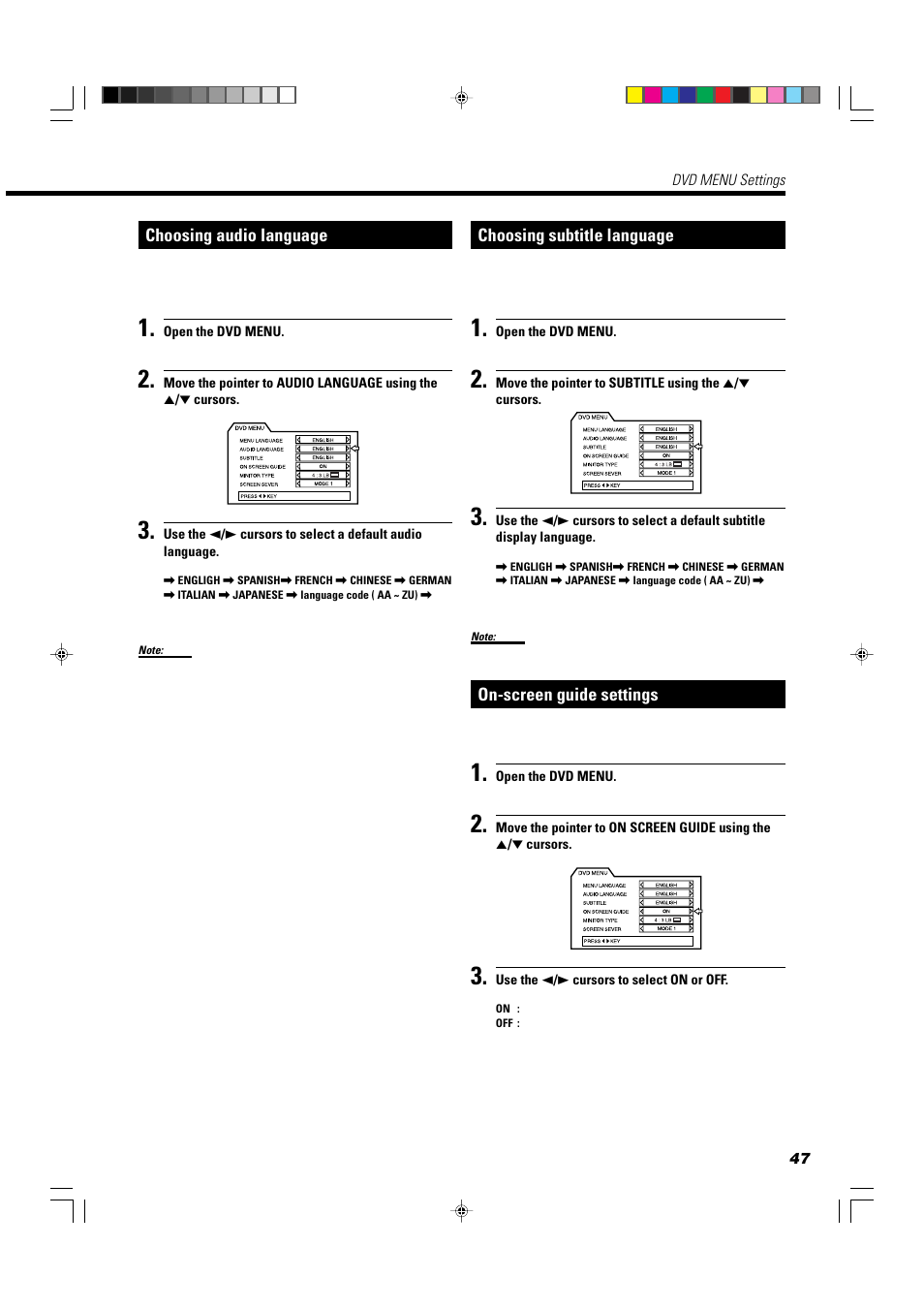 JVC TH-A104 User Manual | Page 49 / 68