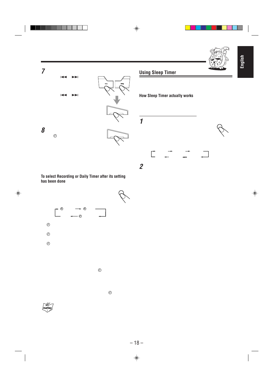 Using sleep timer | JVC CA-MXJ100 User Manual | Page 23 / 34