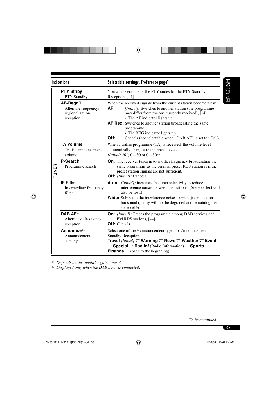 English | JVC KD-LHX552 User Manual | Page 33 / 54