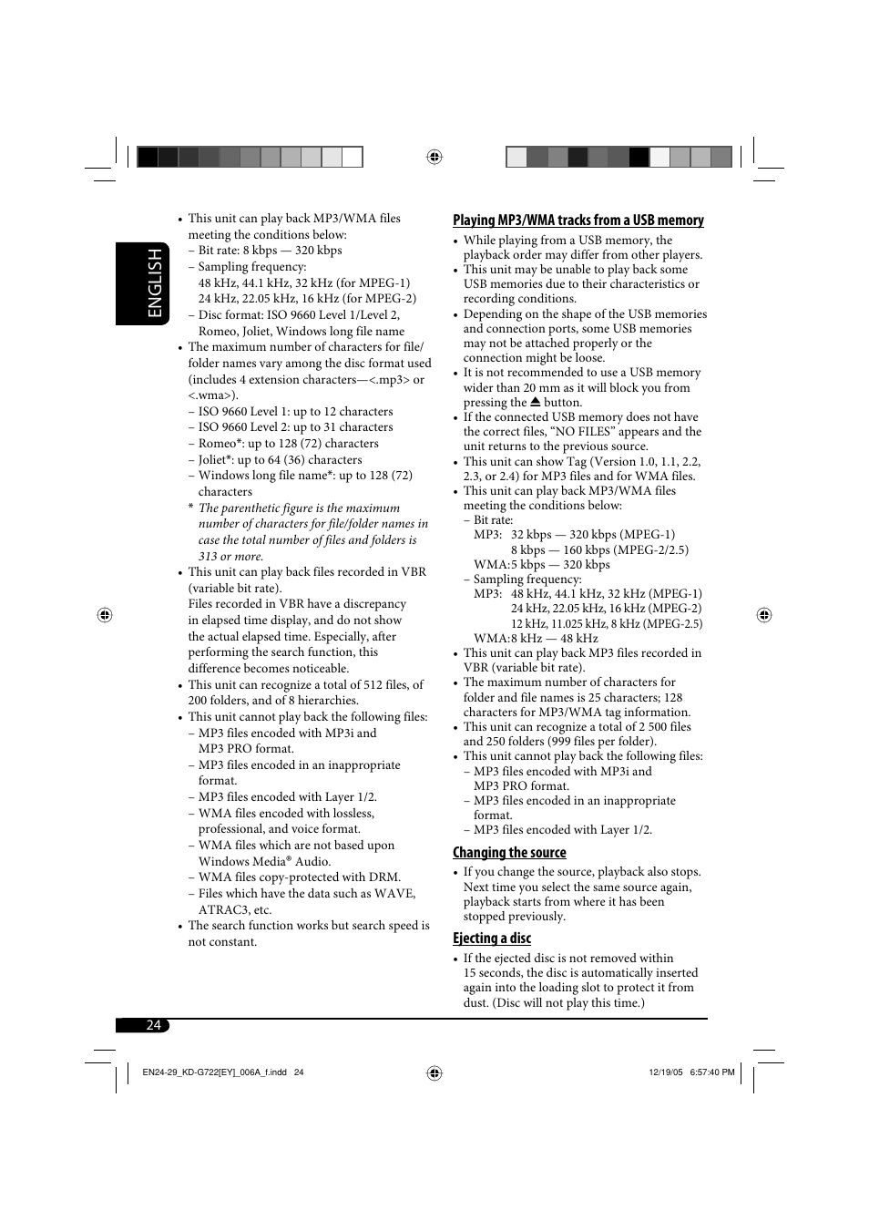 English | JVC KD-G720 User Manual | Page 212 / 256