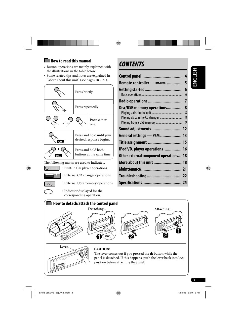 JVC KD-G720 User Manual | Page 4 / 256