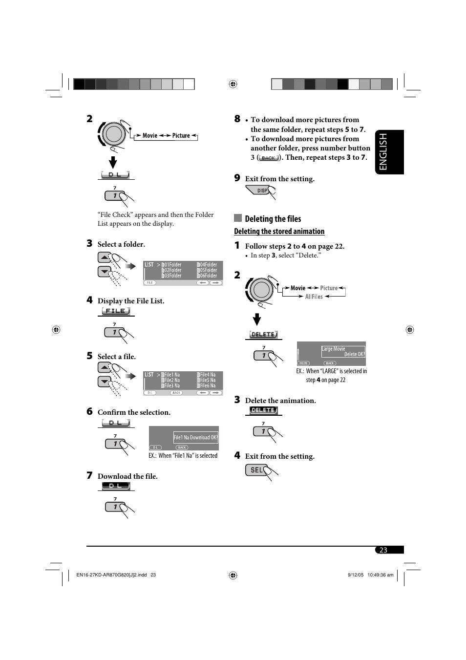 JVC KD-AR870 User Manual | Page 23 / 135