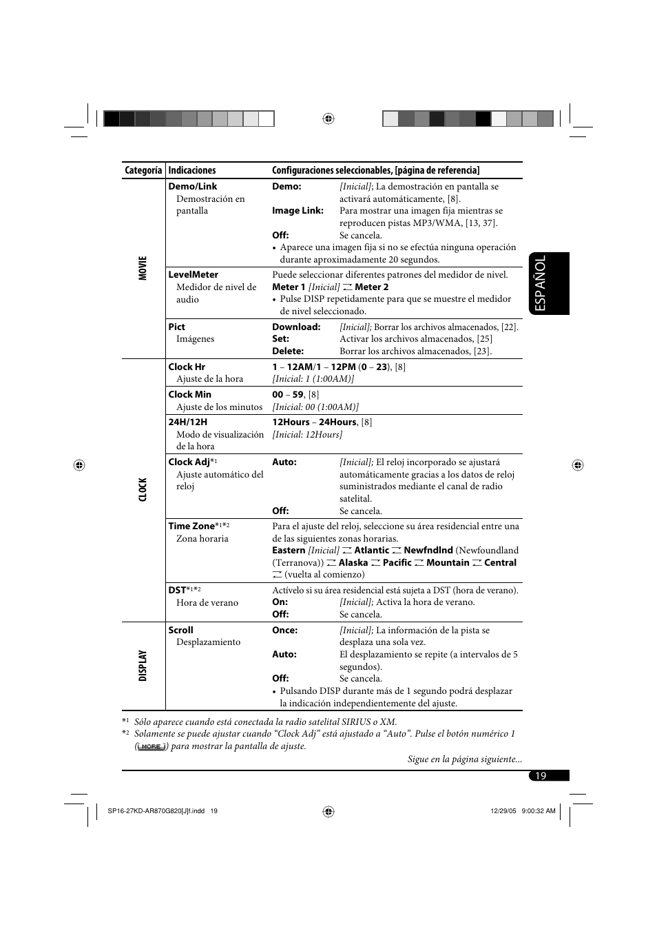 Español | JVC KD-AR870 User Manual | Page 63 / 135